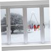 CIYODO Painted Bird Window Hanging Set, Colorful Glass Decor view 2