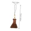 SEWOART Small Hand Broom with Lightweight Design for Kitchen and Office, Palm Fiber, Ergonomic Handle view 3