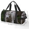 Majestic Bengal Tiger Print Gym Bag, Zippered, with Compartments, One Size view 2