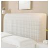 Quilted Headboard Cover for Queen- and King-Size Beds, Beige, Square, 180 cm, Thickened Protective Cover view 1