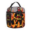 WURTON Firefighter Print Insulated Lunch Bag for Adults view 2