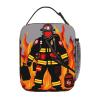 WURTON Firefighter Print Insulated Lunch Bag for Adults view 3