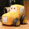 NatureMan 30 cm Cartoon Tractor Plush Pillow, Yellow view 2