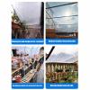 DSFHVBDD Transparent PE Tarp with Eyelets, 1 x 5 m view 2