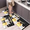 WDCAYQHZ 2-Piece Washable Kitchen Rug Set, Pattern 16#, 50 x 80 + 50 x 160 cm view 1