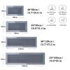 WDCAYQHZ 2-Piece Washable Kitchen Rug Set, Pattern 16#, 50 x 80 + 50 x 160 cm view 2