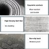 WDCAYQHZ 2-Piece Washable Kitchen Rug Set, Pattern 16#, 50 x 80 + 50 x 160 cm view 4