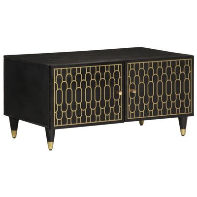ZEYUAN Solid Mango Wood Coffee Table 80 x 50 x 40 cm
