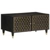 ZEYUAN Solid Mango Wood Coffee Table 80 x 50 x 40 cm view 1