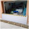 Modular Aluminum Flood Barrier Panels for Terraces, Basements, Entrances, and Driveways view 1