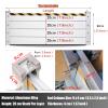 Modular Aluminum Flood Barrier Panels for Terraces, Basements, Entrances, and Driveways view 2