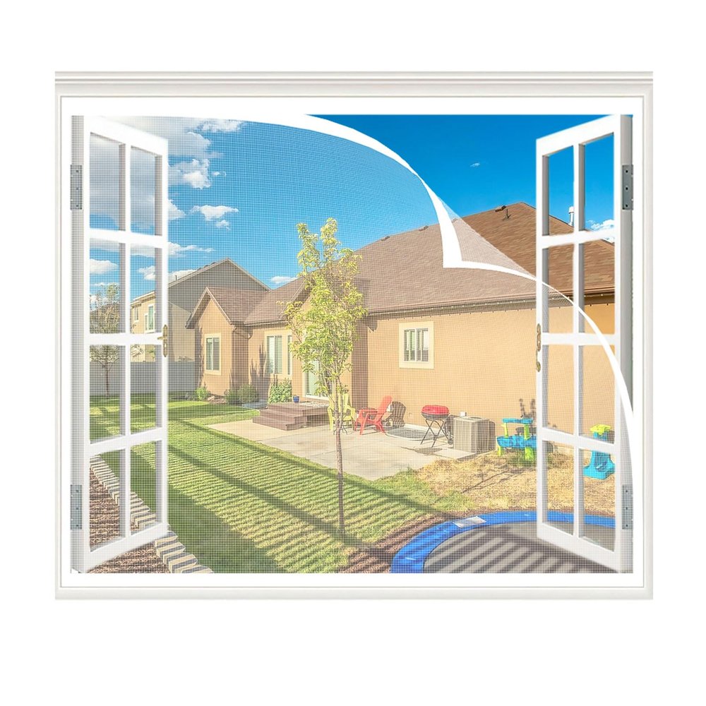 LXHFSH Self-Adhesive Window Insect Screen 120 x 145 cm