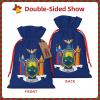 New York Flag Print Gift Bags with Drawstring view 3