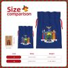 New York Flag Print Gift Bags with Drawstring view 4