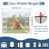 LXHFSH Self-Adhesive Window Insect Screen 100 x 115 cm view 2