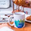 Wodevor Funny Coffee Mug, Seville Spain Skyline, Inspirational Ceramic Cup, 325 mL, White view 2