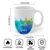 Wodevor Funny Coffee Mug, Seville Spain Skyline, Inspirational Ceramic Cup, 325 mL, White view 3