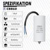 Iruihoo CBB60 Motor Capacitor, 18 µF, 450 V AC, with Wire and M8 Screw view 2