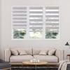 Easyfix Dual Roller Shade, No Drilling, 30 x 210 cm, Gray view 2