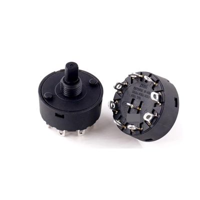 1-Pc. Rotary 8-Speed Switch for Juicer Mixer, 14 mm Half Shaft
