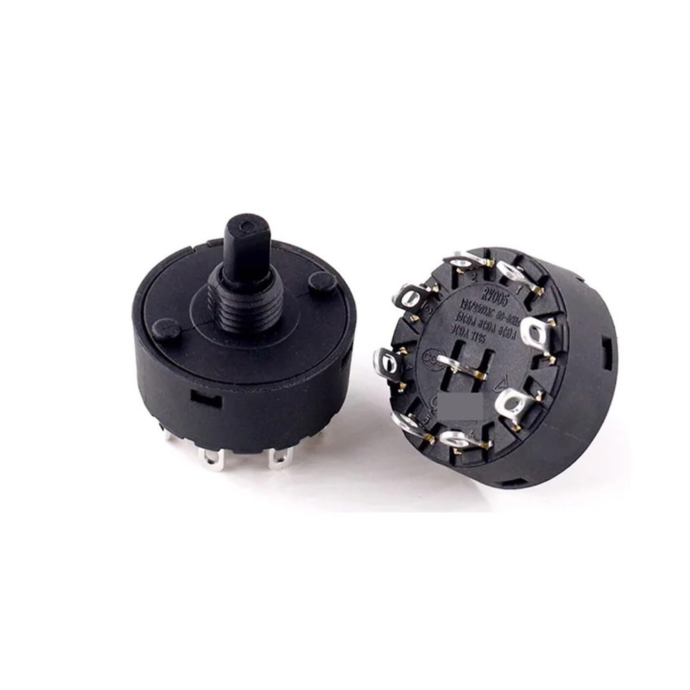 1-Pc. Rotary 8-Speed Switch for Juicer Mixer, 14 mm Half Shaft