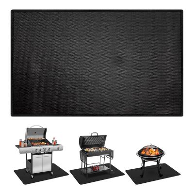Under-Grill Mat for Outdoor Grills, Patio Protection Grill Mat