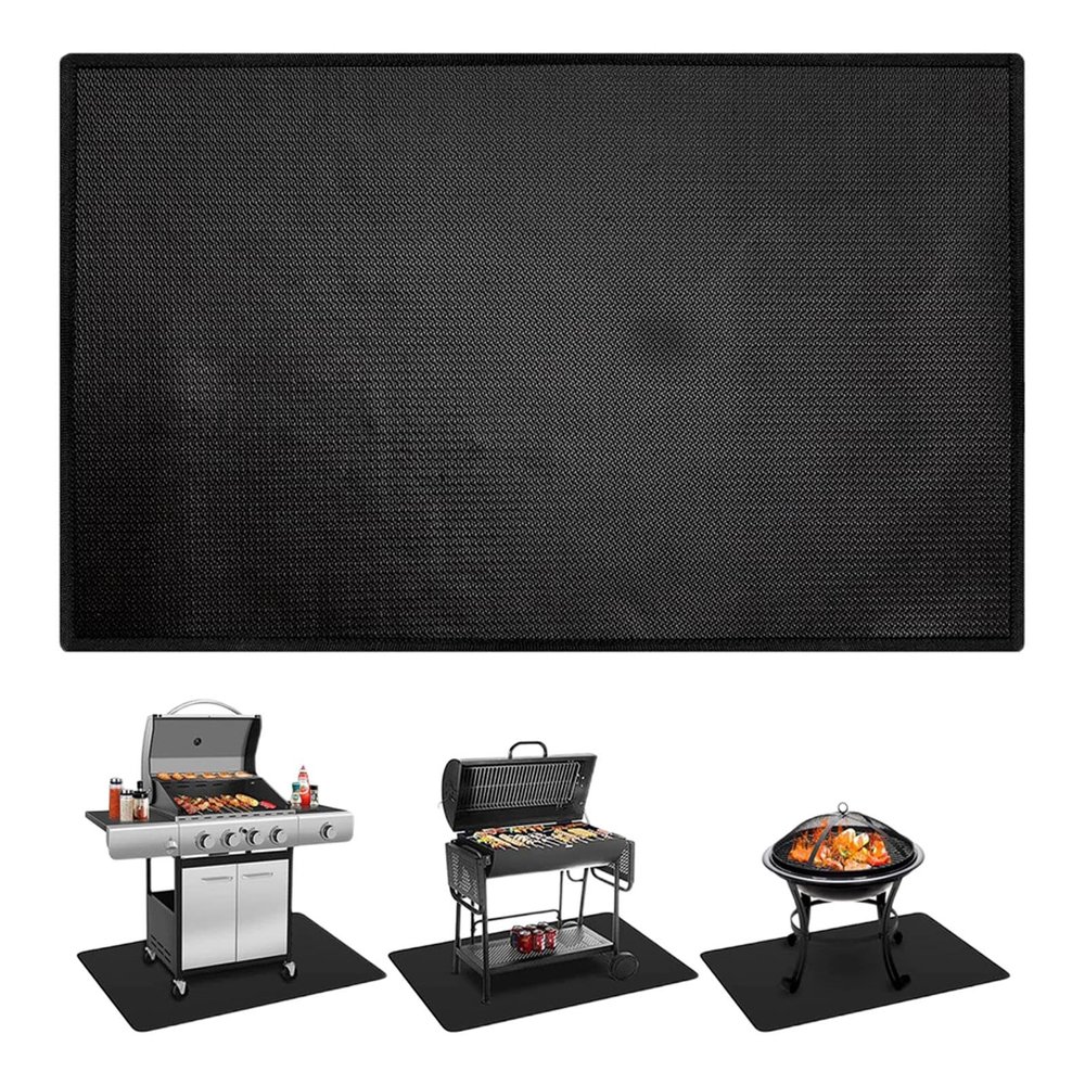 Under-Grill Mat for Outdoor Grills, Patio Protection Grill Mat