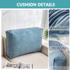 MSNCS Backrest Support Pillow for Bed or Sofa, 60/70/80/90/100 cm, Color 2 (80 cm/31 in) view 3