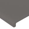 Homgoday Gray Faux Leather Headboard 80 x 5 x 118/128 cm Model 3116128 view 1