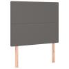Homgoday Gray Faux Leather Headboard 80 x 5 x 118/128 cm Model 3116128 view 2