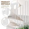 Yopappol Outdoor Stair Handrail for 1 Step, Side-Mounted Wrought-Iron Railing for Porch and Garden Steps, 100 cm view 3