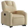 Homgoday Electric Recliner with Lift Assist, Cream, Fabric & Metal, Model 3204377 view 2