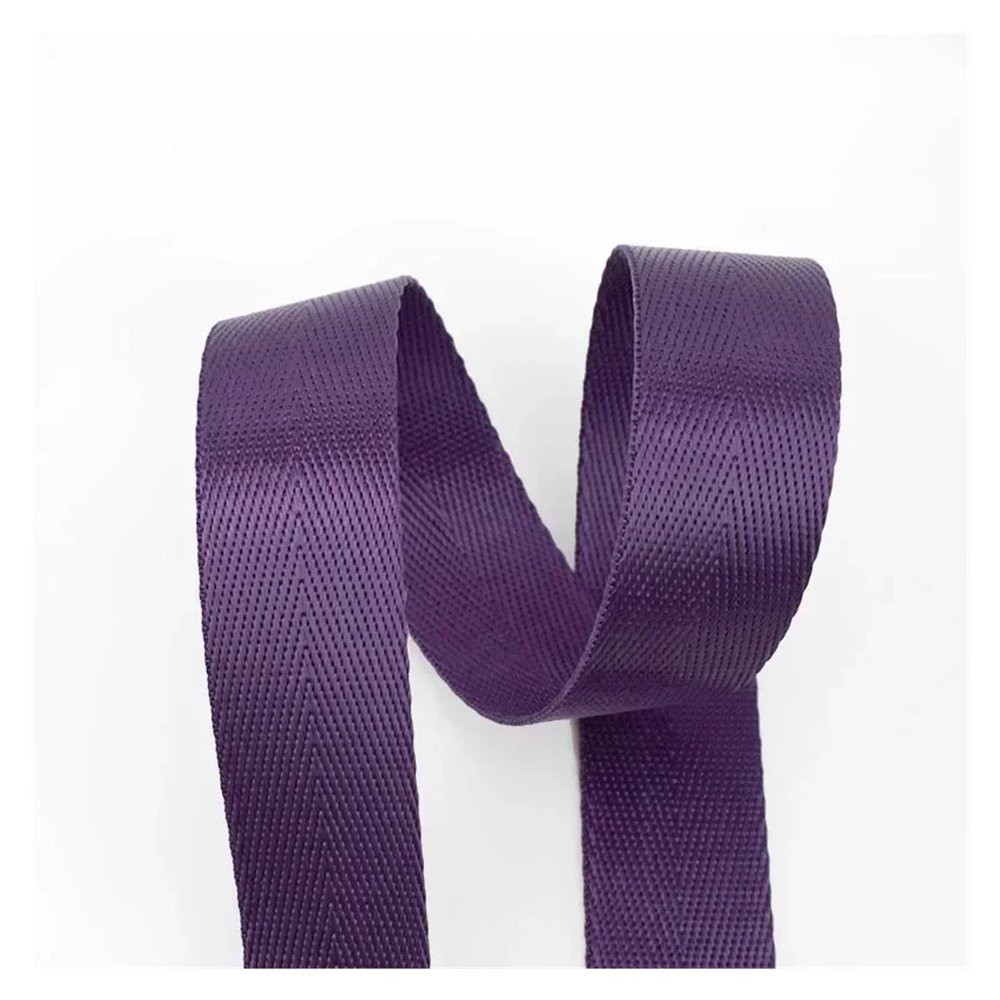 HWJFDC Nylon Webbing, 5 m, 32 mm, 1 mm Thick, Dark Purple