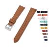 LQXHZ Quick-Release Vintage Braided Leather Watch Strap, 18–24 mm (Gray/Rose Gold, 23 mm) view 2