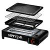 Taffstyle 1-Burner Gas Camping Stove and Tabletop Grill with Case, Black view 2