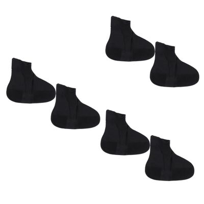 SAFIGLE 3 Pairs Waterproof Latex Rain Shoe Covers, Reusable Elastic Overshoes for Outdoor Activities, Non-Slip