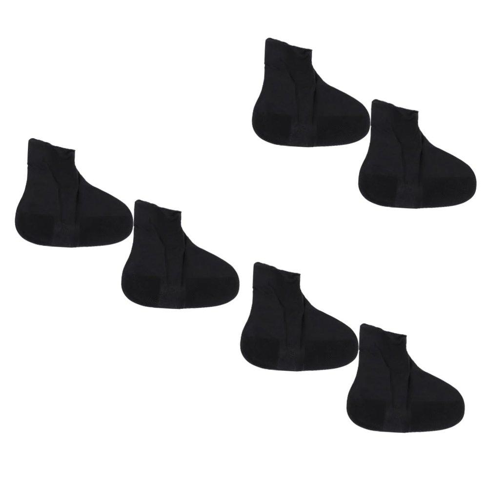 SAFIGLE 3 Pairs Waterproof Latex Rain Shoe Covers, Reusable Elastic Overshoes for Outdoor Activities, Non-Slip