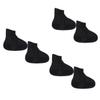 SAFIGLE 3 Pairs Waterproof Latex Rain Shoe Covers, Reusable Elastic Overshoes for Outdoor Activities, Non-Slip view 1