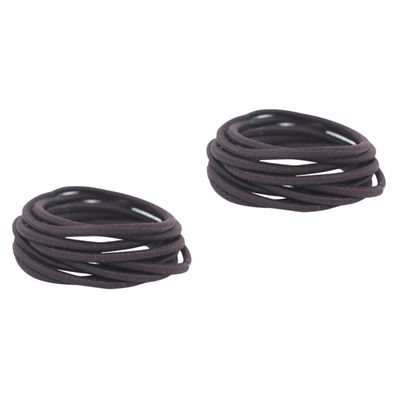 VILLCASE 100-Piece Nylon Hair Ties, Gentle on Hair, for Adults and Girls