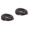 VILLCASE 100-Piece Nylon Hair Ties, Gentle on Hair, for Adults and Girls view 1
