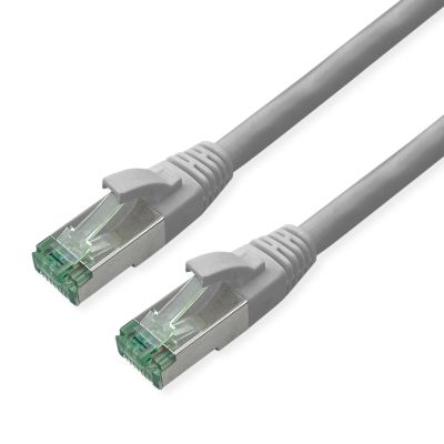 ROLINE RM Cat. 6A S/FTP (PiMF) Patch Cable, Gray, 2 m