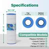 TOREAD Pool Filter Replacement for Pentair Clean and Clear 200, CC200, Unicel C-9419, Filbur FC-0688, 1 pc view 2