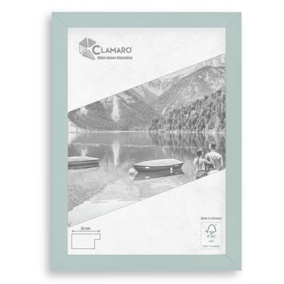 CLAMARO COLLAGE Picture Frame, MDF Wood, Pastel Light Green, 50 x 66.5 cm