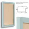 CLAMARO COLLAGE Picture Frame, MDF Wood, Pastel Light Green, 50 x 66.5 cm view 2