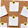 VILLFUL 40-Piece Sunflower Push Pins, Decorative Cork Board Pushpins view 3
