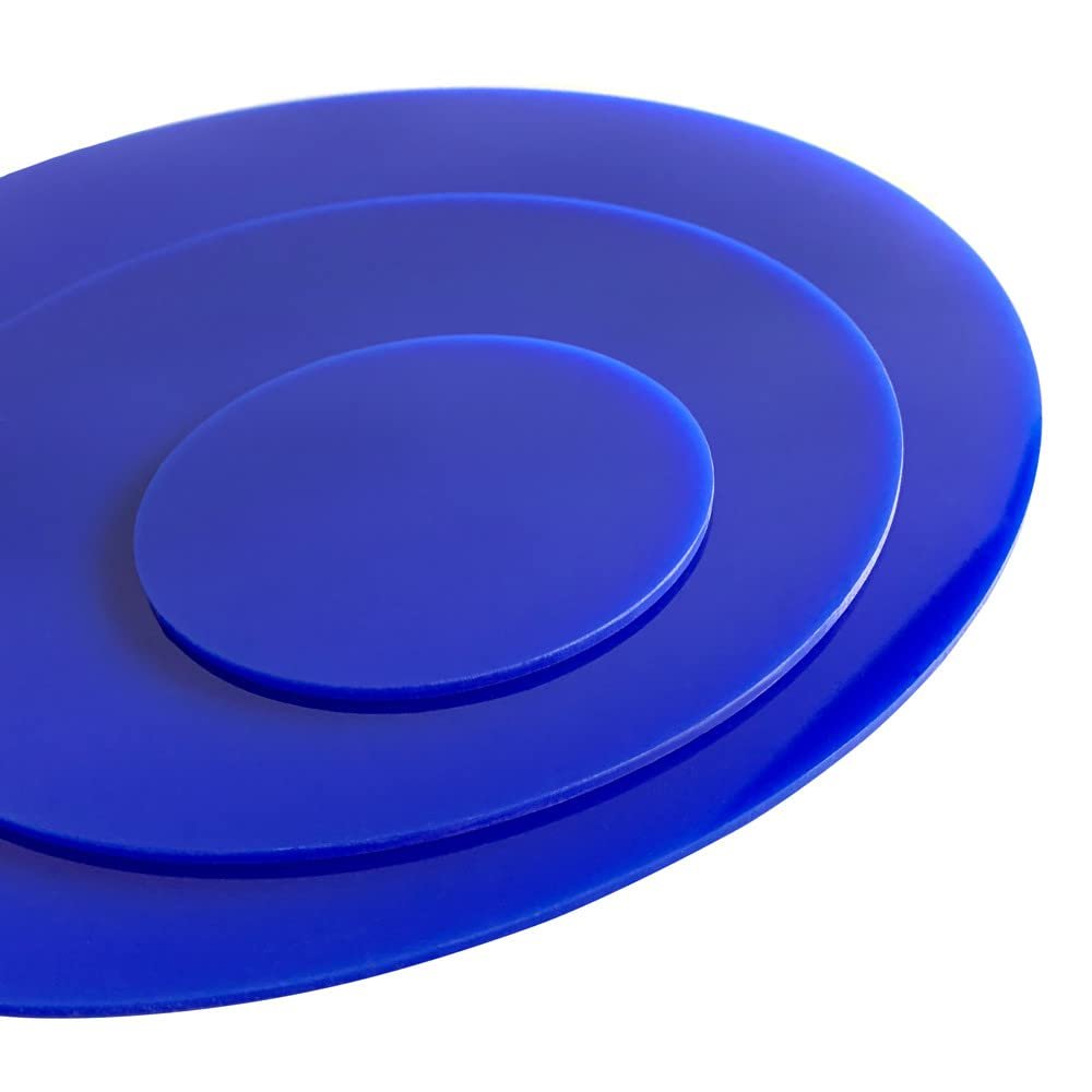 Blue Round Acrylic Sheet, 91 cm, 3 mm Thick