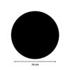 Round Black Acrylic Disc, 74 cm, 3 mm Thick view 2