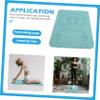 KOMBIUDA 2-Piece TPE Jump Rope Mat with Non-Slip, Shock-Absorbing Surface for Home Workouts view 2