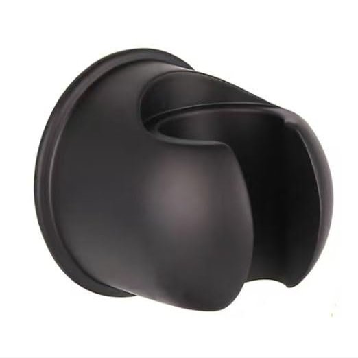 Universal Zinc Alloy Shower Head Holder, Black