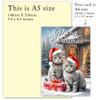 Christmas Cards in Box, 30 Count, 6 Unique Cat Designs, 2025 view 4